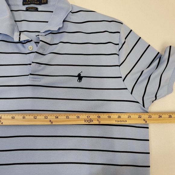 POLO Ralph Lauren Polo Men's XL  Short Sleeves Shirt Custom Slim Fit - Picture 6 of 7